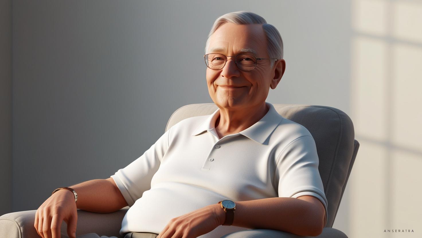 create an avatar full body of a 80 years old man white midsize retired short grey hair man wearing glasses create an avatar full body of a 80 years old man white midsize retired short grey hair man wearing glasses